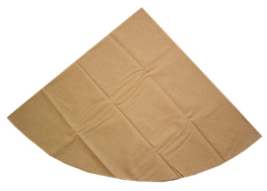 Coated Linen Round Tablecloth (natural)